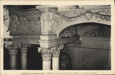 CPA Hotel de Beauvais Paris 68 rue Francois Miron Detail la grand escalier 