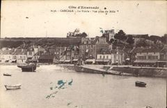 CPA Cancale La Houle Vue prise du Mole 