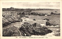 CPA Le Croisic Rochers de la Grande Cote 