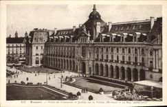 CPA Rennes Palais du Commerce et Jardins sur la Vilaine 