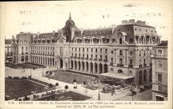 CPA Rennes Palais du Commerce 