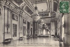 CPA Rennes Hotel de Ville La Salle des Fetes 