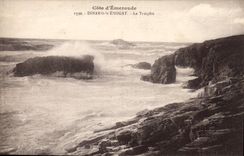 CPA Dinard St Enogat La Tempete 