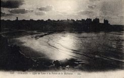 CPA Dinard Effet de Lune a la Pointe de la Moluine 