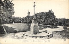 CPA Rennes La Colonne Vanneau Papa 1830 