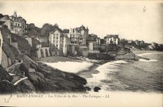 CPA Saint Enogat Les Villas de la Mer 