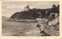 CPA Dinard La Promenade des Allies et la Pointe de Moulinet 