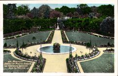 CPA Meaux Jardin de L'Ancien Eveche le Parterre Dessine Par le Norte 
