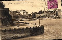 CPA Dinard Le Plage et les Casinos 