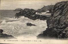 CPA Saint Lunaire Tenpete au Decolle 