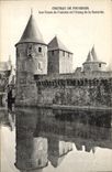 CPA Chateau de Fougeres Les Tours de l'Entree et l'Etang de la Couarde 