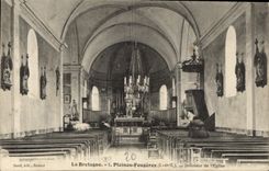 CPA Pleines Fougeres Interieur de l'Eglise 
