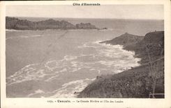CPA Cancale La Grande Riviere et I'lle des Landes 