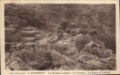 CPA Rotheneuf Les Rochers Sculptes Le Fantome La Nome et l'Avaye 