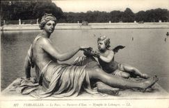 CPA Versailles Le Parc Parterre d'Eau Nymphe de Lehongre 