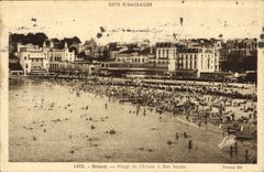 CPA Dinard Plage de l'Echise a Mer Haute 