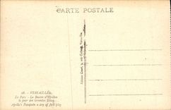 CPA Versailles Le Parc Le Bassin d'Apollon le jour des Grandes Eaux 