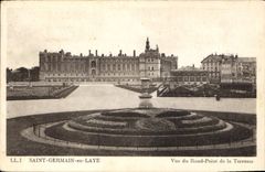 CPA Saint Germain en Laye vue du Rond Point de la Terrasse 