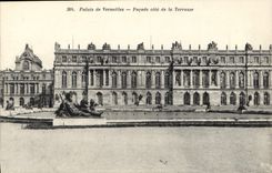 CPA Palais de Versailles Facade cote de la Terrasse 