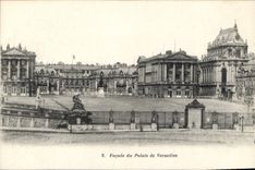 CPA Facade du Palais Chambre de Louis XIV 