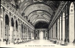 CPA Palais de Versailles Galerie des Glaces 