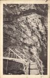 CPA Haute Savoie Servoz Gorges de la Diosaz Pont du Soufflet 