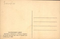 CPA Hautecombe's Abbey Cenotaph of Margaret of Savoie 