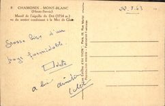 CPA Chamonix Mont Blanc Haute Savoie 