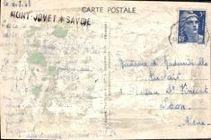 CPA Les Alpes de Savoie Sommet du Mont Jovet