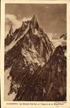 CPA Chamonix Les Grands Charmoz et l'Aiguille de la Republique 