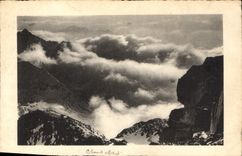 CPA Chamonix Mer de Nuages vue de l'Aiguille du Gouter 