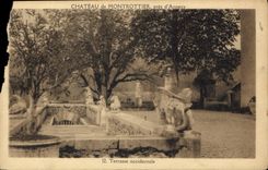 CPA Chateau de Montrottier pres d'Annecy Terrasse occidentale 
