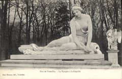 CPA Parc de Versailles La Nymphe a la Coquille 