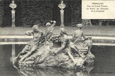 CPA Versailles Parc du Grand Trianon le Bassin des Nymphes dit la Cueillette 