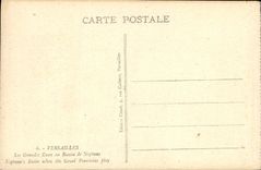 CPA Versailles les Grandes Eaux au Bassin de Neptune 