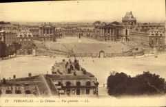 CPA Versailles Le Chateau Vue generale 