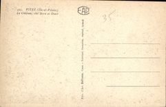 CPA Vitre Ille et Vilaine Le Chateau cote Nord et Ouest