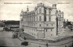 CPA Saint Germain en Laye Le Chateau vue panoramique 