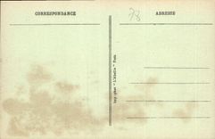 CPA St Germain en Laye Le Chateau et l'Eglise vus du Parterre 