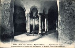 CPA Chambery Savoie Eglise de Lemenc Le Baptistere de la Crypte 