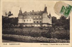 CPA Rambouillet Le Chateau Facade Midi et les Parterres 