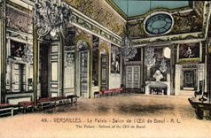 CPA Versailles Le Palais Salon de l'Oeil de Boeuf 