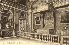 CPA Versailles Le Chateau La Chambre a coucher de Louis XIV 