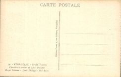 CPA Versailles Grand Trianon Chambre a coucher de Louis Philippe 