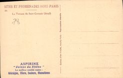 CPA Paris La Terrasse de Saint Germain detail 