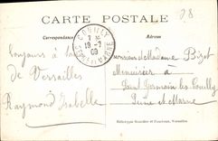 CPA Versailles Bassin de la Pyramide 