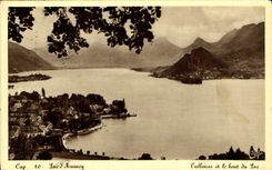 CPA Lac d'Annecy Talloires et le bout du Lac 