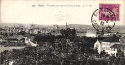CPA Dijon Vue prise du haut du Creux d'Enter 