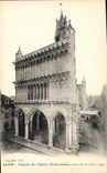 CPA Dijon Facade de l'Eglise Notre Dame 
