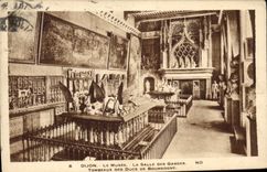 CPA Dijon Le Musee La Salle des Gardes 